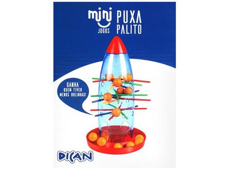 Jogo Infantil Puxa Palito Mini Jogos Dican Brinquedos Divertidos Colorido