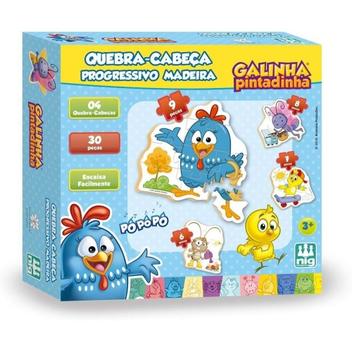 Jogo da Memória Galinha Pintadinha 30 peças em MDF