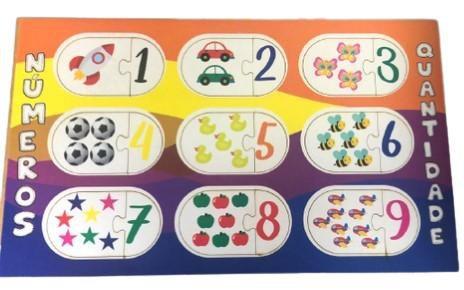 Brinquedos jogo de puzzle clássico rápida! 1-2-3 número do cartão de bingo  figura matemática