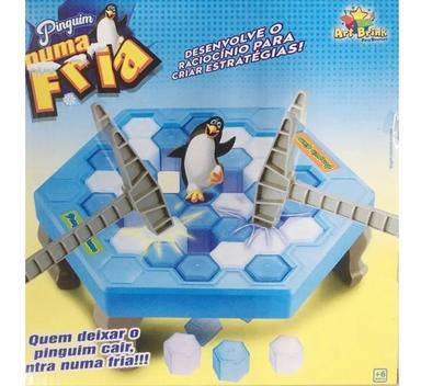 Jogo Pinguim Empilhando Gelo Ark BrinkART BRINKEncaixeOficina