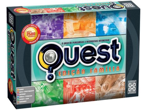 Jogo Quest Edição Família Tabuleiro - Grow - Livros de Entretenimento ...