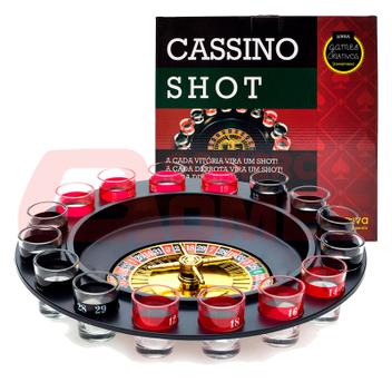 JOGO DE ROLETA CASSINO DE SHOTS LUDI - Pinguim Presentes