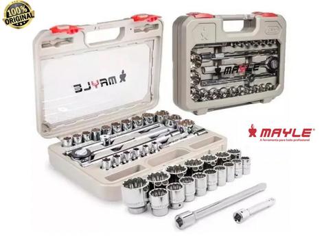 Jogo soquete estriado 1/2