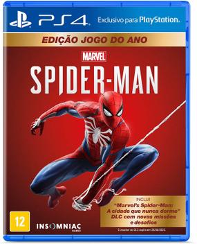 Jogo marvels spider man edicao jogo do ano playstation 4