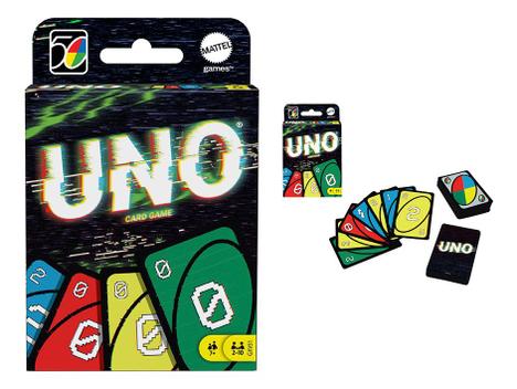 Original Mattel Uno Icônico Série Jogo De Tabuleiro Década-design