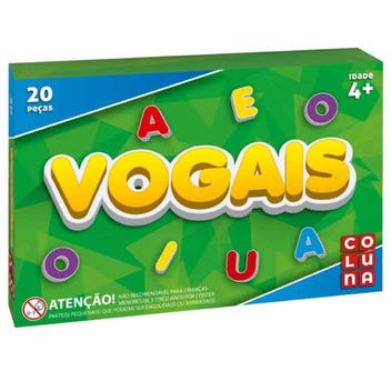 Jogo Vogais Coluna - PAIS E FILHOS - Brinquedos Educativos - Magazine Luiza