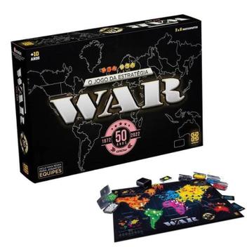 Jogo de Tabuleiro War Game Grow - Original Anos 70/80, Jogo de Tabuleiro  Grow Usado 90852116