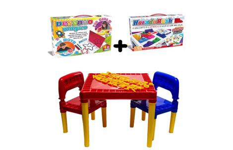 Kit Jogo para Menina Desenho Mágico e Mesa Tritec Infantil - Big Star e  Tritec - Kit de Colorir - Magazine Luiza