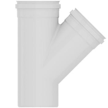 Junção Y 3 Polegadas Junção Em Y Simples De Água Esgoto PVC Branco 45 Graus De 4 X 4 ...