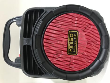 Caixa de Som Kimiso Preto/vermelho Kms-1185