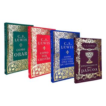 Kit 04 Livros C. S. Lewis Oração + Devocional da Páscoa Thomas