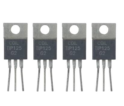 Kit 04 transistor tip125 60v 5a 65w - antigo original cdil - Transistor ...