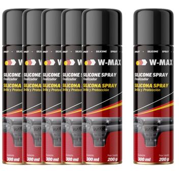 6 Peças - Silicone Alta Performance Spray W-max De 300ml - Wurth - Silicone  Automotivo - Magazine Luiza