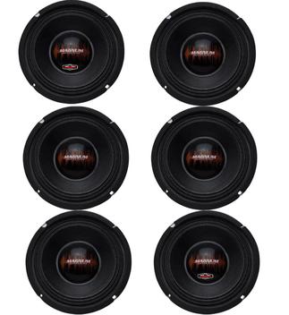 Par Alto Falante Magnum 6 Polegadas fusion 200w Rms Cada Woofer Mèdio Grave  Paredão, Magalu Empresas