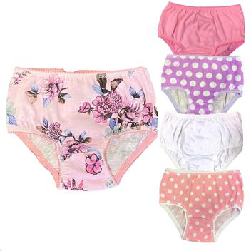 Kit 10 Calcinha Infantil Kids Menina Juju para Criança de 1 a 10 Anos ...