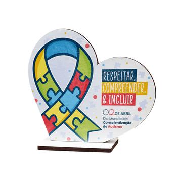 kit 10 lembrancinhas em forma de coração para marcar o dia mundial da ...