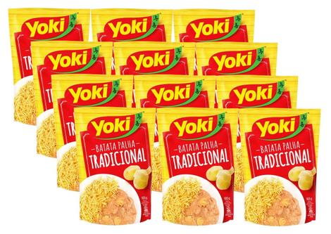 Kit 12 Batata Palha Yoki Tradicional 105g - Batata Palha - Magazine Luiza