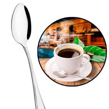 Kit 12 Colheres Café Chá Sopa Conjunto Talher Aço Inox Mesa - Fratelli ...
