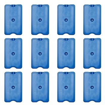 Kit 12 Gelo Placa Reutilizável 500ml Ideal Para Cooler Caixa Térmica ...