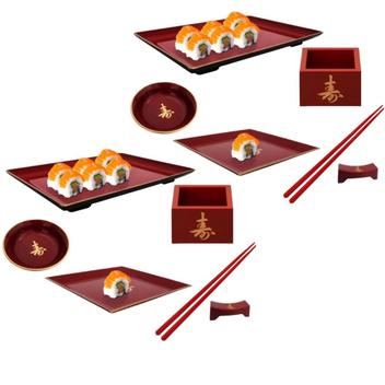 Jogo para comida japonesa 12 peças Hauscraft - Loja Maq