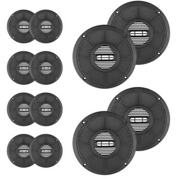 Kit 12 Telas Alto Falante 6 Polegadas Grade Plástica Preta - PERMAK ...