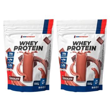 Kit 2 100 Whey Concentrado 900g New Nutrition Whey Protein kit-2-100-whey-concentrado-900g-new-nutrition-whey-protein