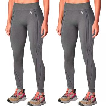 Kit 3 Calças Legging Lupo Max Sport Fitnes Original Feminina Academia  Leguin Legues Levanta Bumbum - Sortido