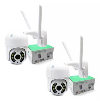 KIT 2 Câmeras de Segurança Domo WiFi Icsee externa - Câmera de