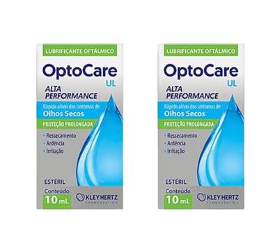 Kit 2 Colírio Optocare Ul Para Olhos Secos 10ml Kley Hertz - Colírio ...