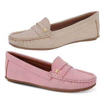 Andresa – Mocassins de camurça macia para mulher