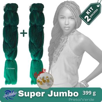 KIT 2 Pacotes Jumbo Ser Mulher 399g Cores Ombrés - Aplique de