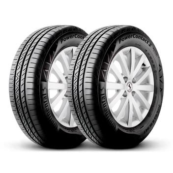 Kit 2 Pneus 215/60R16 Continental PowerContact 2 95V Aro 16 - Pneus ...