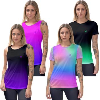 Camiseta feminina de academia dry fit treino crossfit musculação - Porle  Fitness