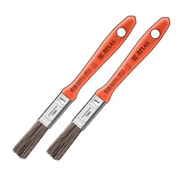 Kit 2 Trincha Pincel Para Pintura Atlas Media 395 1/2 Polegada Gris ...