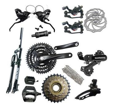 Kit 21v Bike Aro 29 Suspensão,freio Disco E Cambios Shimano - Shimano ...