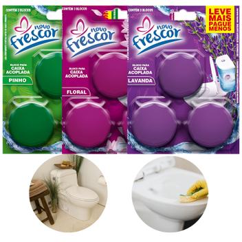 Kit 24 Pedra Pastilha Vaso Sanitário Caixa Acoplado Desodorizador ...