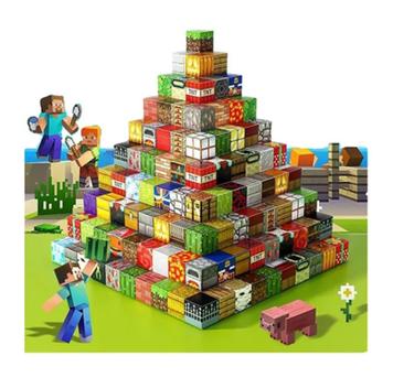 Kit 25 Blocos Imã Magnéticos Minecraft + 5 Personagens - Blocos ...