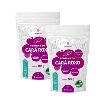 Cara Roxo Kit 2X: Farinha De Cará Roxo Sem Glúten Terramazonia 200G - Farinha ...