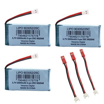Batteria Originale per Drone M6 8K, 3.7V 2000mAh, Batteria di Batteria Originale per Drone M6 8K, 3.7V 2000mAh, Batteria di
