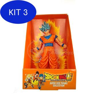 Boneco Goku Original Dragon Ball Collection Ssj Blue - Azul - Boneco Dragon  Ball - Magazine Luiza