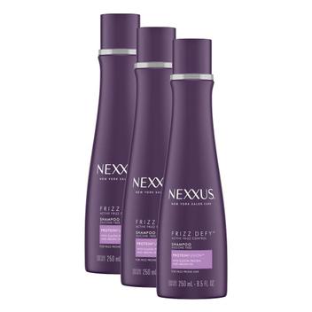 Kit 3 Shampoo Nexxus Frizz Defy Active Frizz Control 250ml - Shampoo