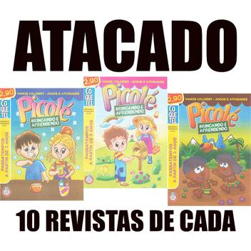 Kit 30 Revistas Picolé Colorir Jogos e Atividades Educativas Ideal Para  Lembrancinha Aniversário - Coquetel - Outros Livros - Magazine Luiza