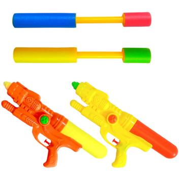 Super Arminha Pistola de Agua Lançador 33cm e 400ML JATO DUPLO - Kit 6  Unidades : : Brinquedos e Jogos