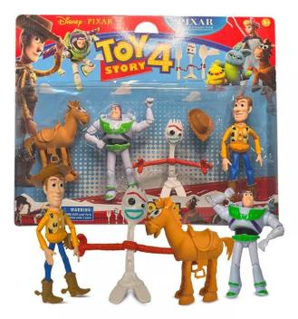 Kit 4 bonecos infantil toy story articulados - NEIDE BRINQUEDOS ...