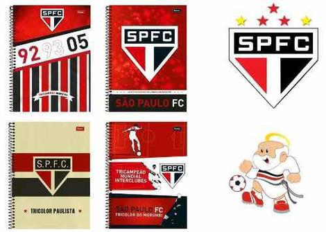 Kit 4 Caderno Universitário São Paulo FC Capa Dura Foroni 96 Fls - São  Paulo Futebol Clube - Caderno - Magazine Luiza