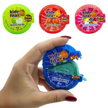 Kit 4 unidades de Goma De Mascar Chiclete De Fita Kids Zone - Chicletes ...