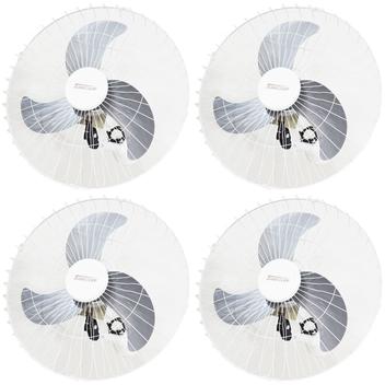 Ventilador Parede 60cm 200W Industrial Turbo Turbão 3 Pás Grade 40 Fios GA  Vitalex Branco - BEST SALE SHOP