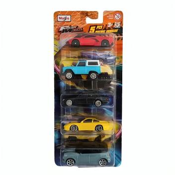 Kit 5 Carrinhos Fresh Metal Diecast Vehicles 1:64 22-15325