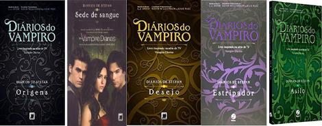 Kit 5 livros diarios de um vampiro Diários de Stefan no Shoptime