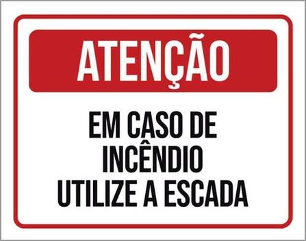 kit-5-placas-aten-o-em-caso-de-inc-ndio-utilize-a-escada-sinalizo